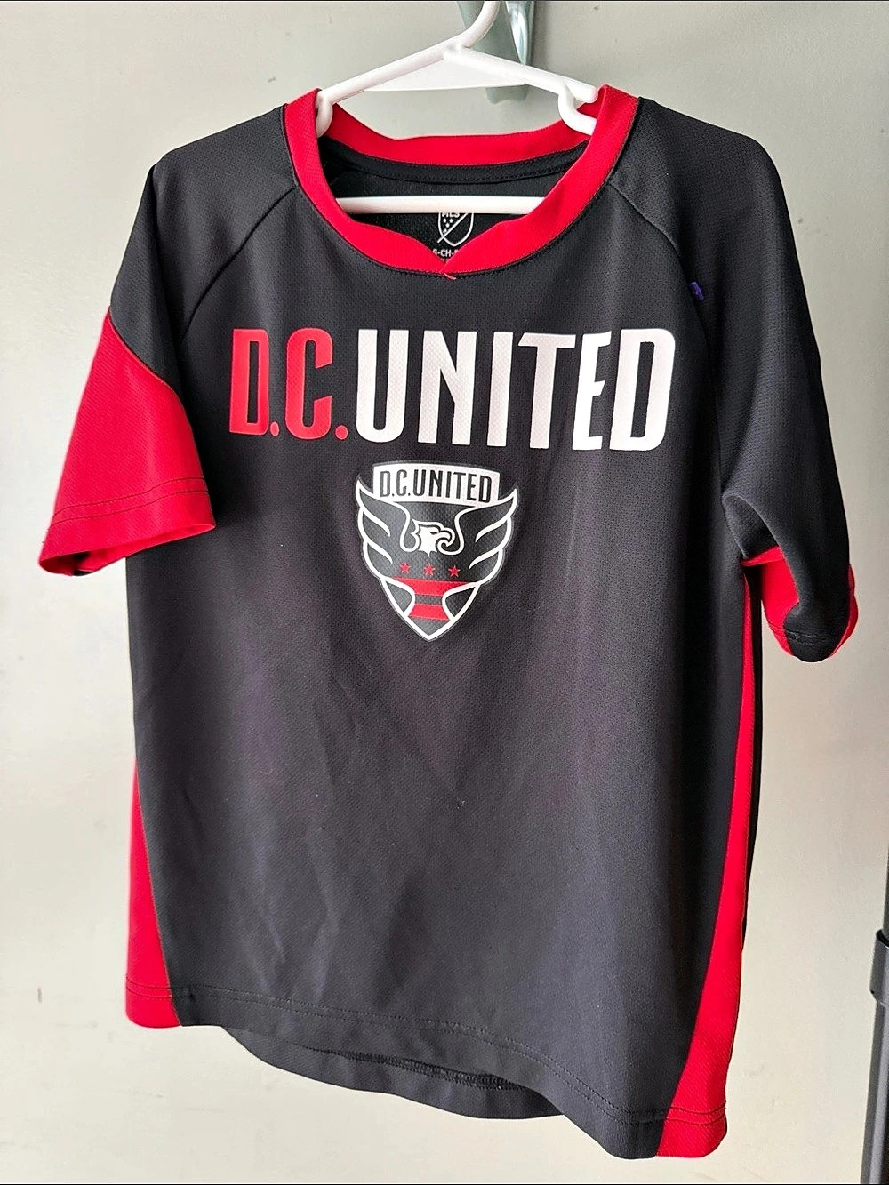 Child’s MLS D.C. United jersey Soccer Jersey Black Red